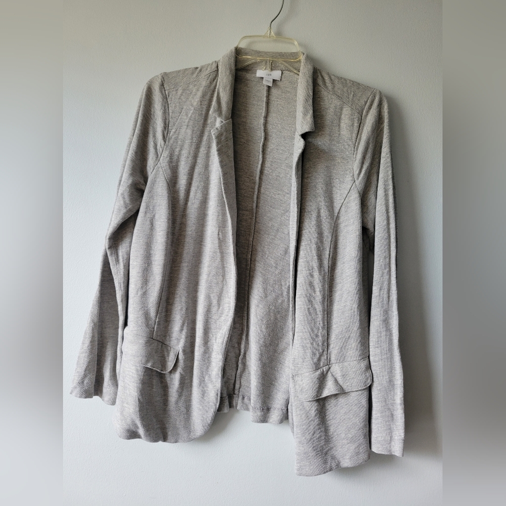 J. Jill Grey linen/rayon blend blazer sizes small